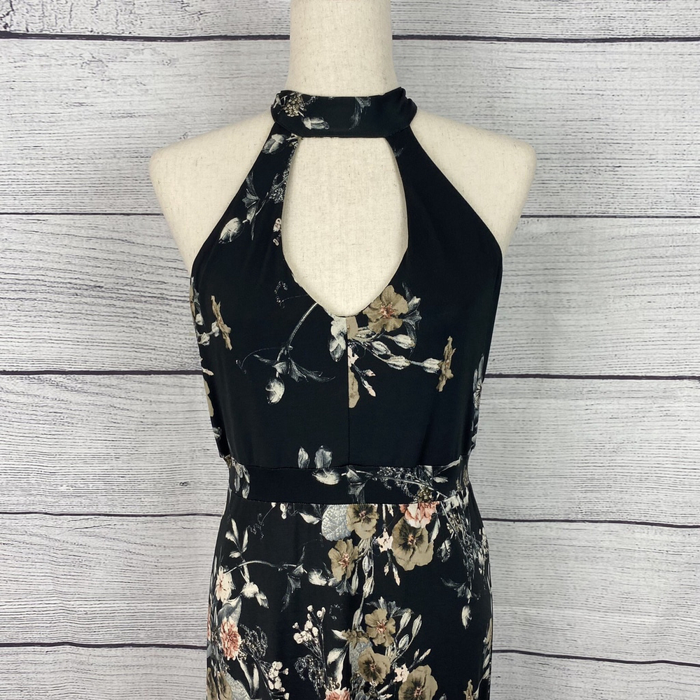 Veronica M Floral Keyhole Maxi Dress Vacation Summer Size Medium - Picture 4 of 6